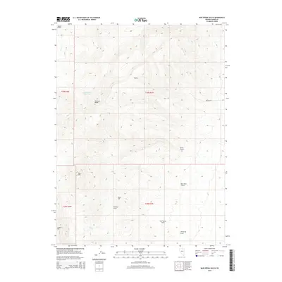 2014 Map of Mud Spring Gulch, 2014 Print