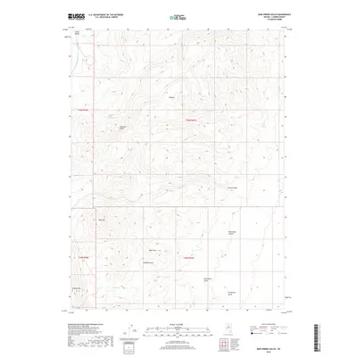2018 Map of Mud Spring Gulch, 2018 Print