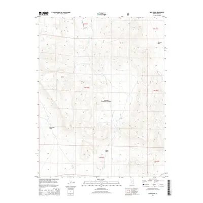 2014 Map of Mud Spring, 2014 Print
