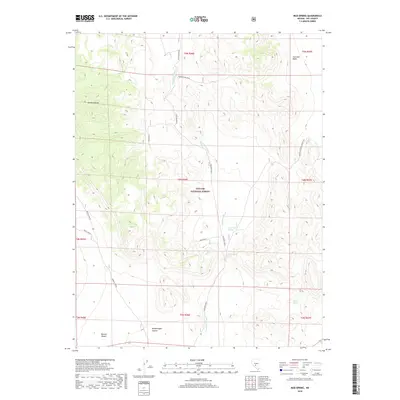 2018 Map of Mud Spring, 2018 Print