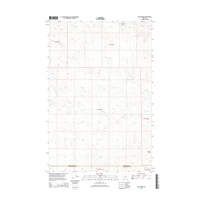 2014 Map of Mud Spring, 2014 Print