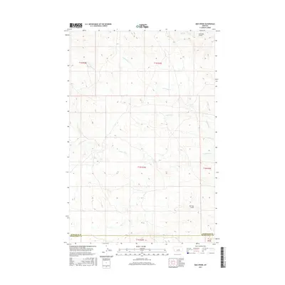 2017 Map of Mud Spring, 2017 Print