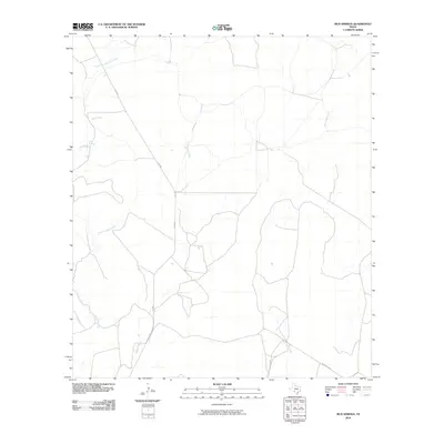 2010 Map of Mud Springs, 2010 Print
