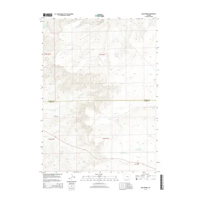 2015 Map of Mud Springs, 2015 Print