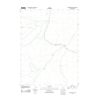 2012 Map of Mud Springs Ranch, 2012 Print