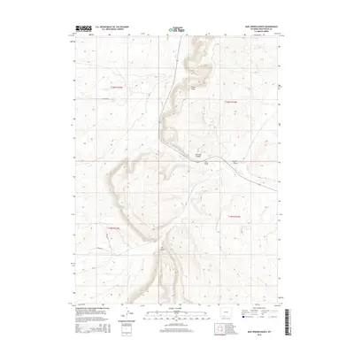 2015 Map of Mud Springs Ranch, 2015 Print