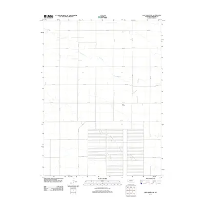 2011 Map of Mud Springs SE, 2011 Print