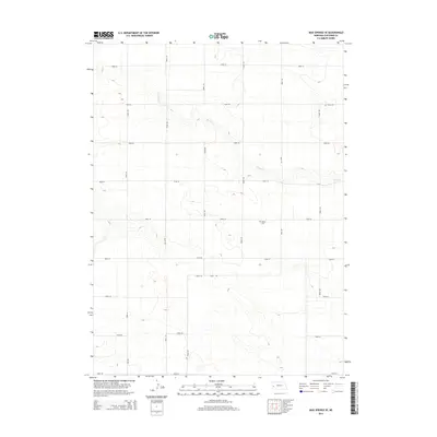 2014 Map of Mud Springs SE, 2014 Print