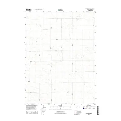 2014 Map of Mud Springs SW, 2014 Print