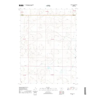 2017 Map of Mudd Lake, 2017 Print