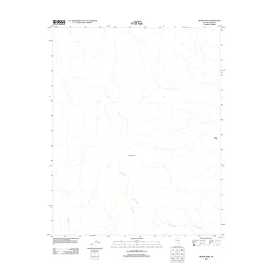2012 Map of Muddy Peak, 2012 Print