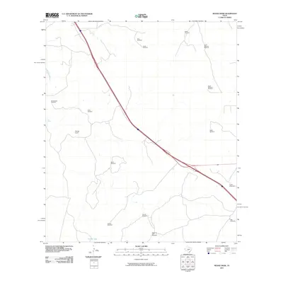 2010 Map of Mudge Draw, 2010 Print