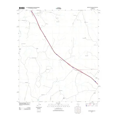 2012 Map of Mudge Draw, 2012 Print