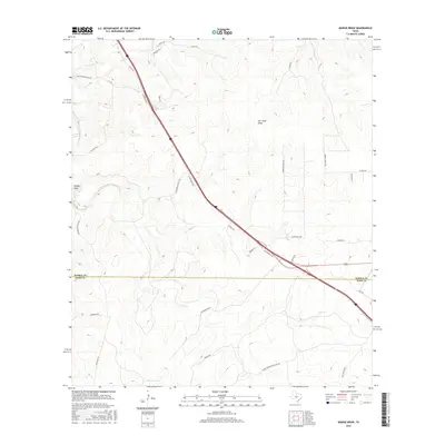 2016 Map of Mudge Draw, 2016 Print