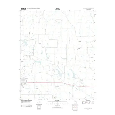 2013 Map of Muenster East, 2013 Print