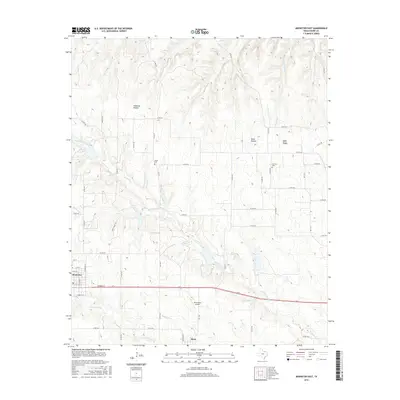 2016 Map of Muenster East, 2016 Print