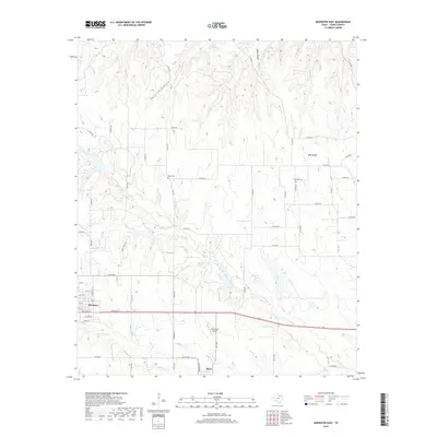 2019 Map of Muenster East, 2019 Print