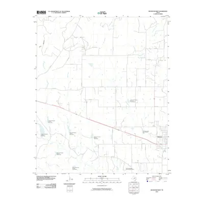 2010 Map of Muenster West, 2010 Print