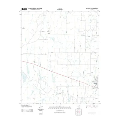 2013 Map of Muenster West, 2013 Print