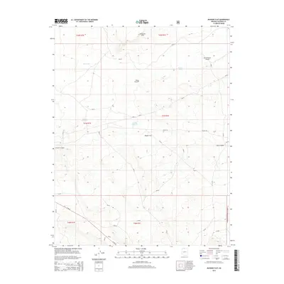 2014 Map of Muggins Flat, 2014 Print