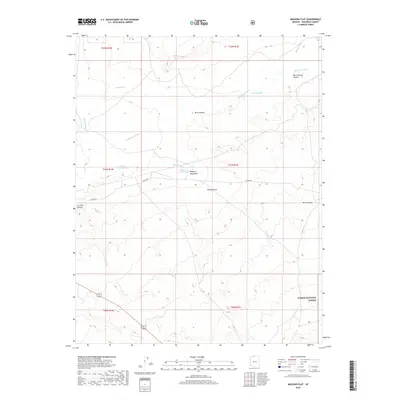2018 Map of Muggins Flat, 2018 Print