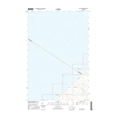 2017 Map of Muggun Creek, 2017 Print