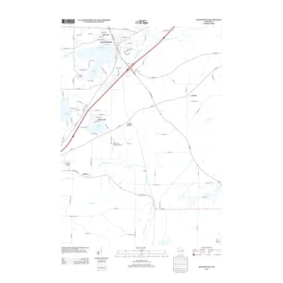 2013 Map of Mukwonago, 2013 Print