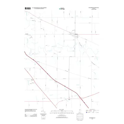 2013 Map of Mulberry, 2013 Print