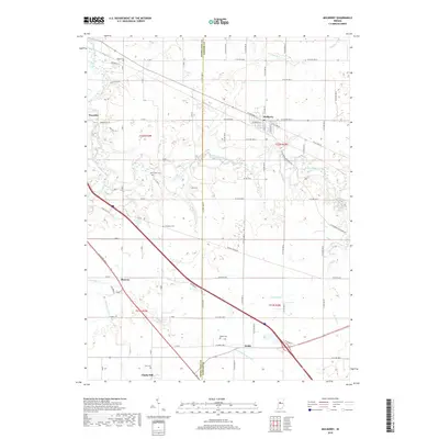 2019 Map of Mulberry, 2019 Print