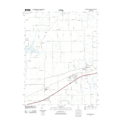 2012 Map of Mulberry Grove, 2012 Print