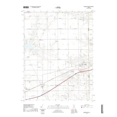 2018 Map of Mulberry Grove, 2018 Print