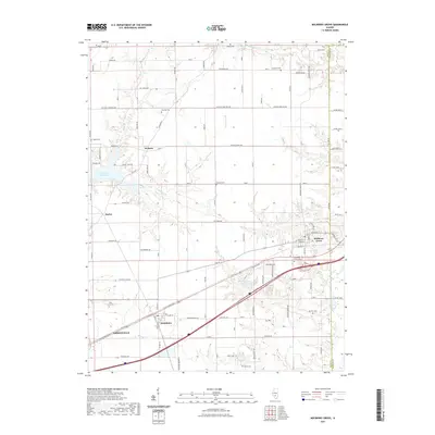 2021 Map of Mulberry Grove, 2021 Print