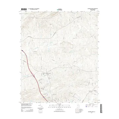 2014 Map of Mulberry Grove, 2014 Print