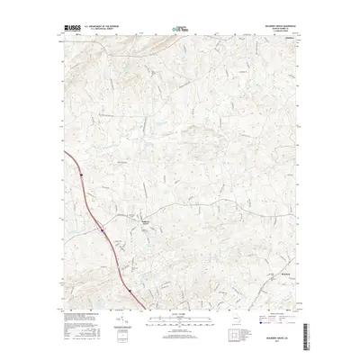 2017 Map of Mulberry Grove, 2017 Print