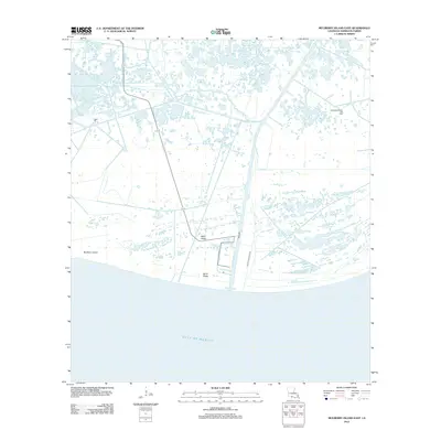 2012 Map of Mulberry Island East, 2012 Print
