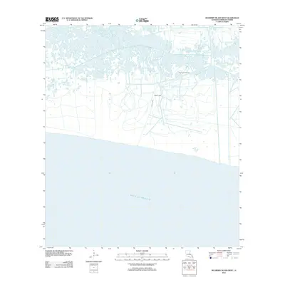 2012 Map of Mulberry Island West, 2012 Print