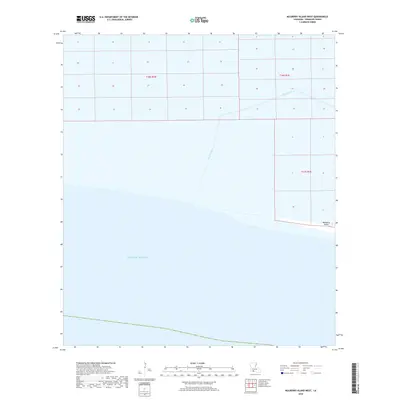 2018 Map of Mulberry Island West, 2018 Print
