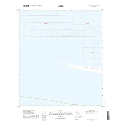 2020 Map of Mulberry Island West, 2020 Print