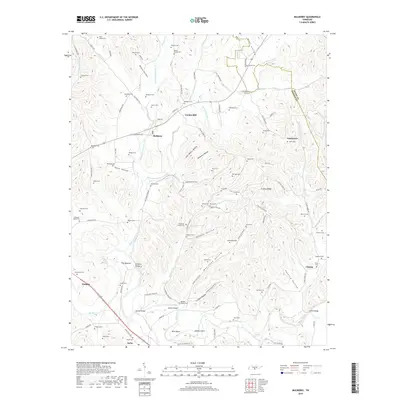 2019 Map of Mulberry, 2019 Print