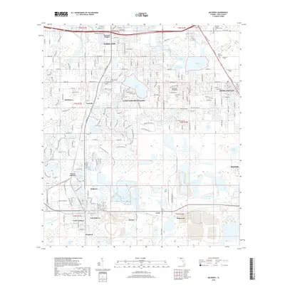2018 Map of Mulberry, 2018 Print