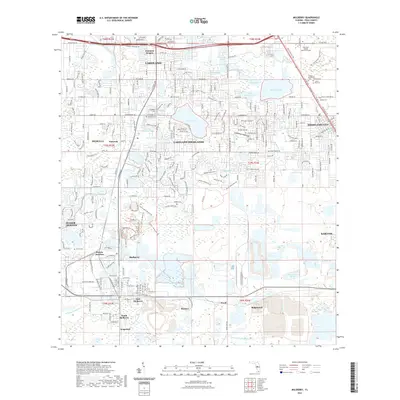 2021 Map of Mulberry, 2021 Print