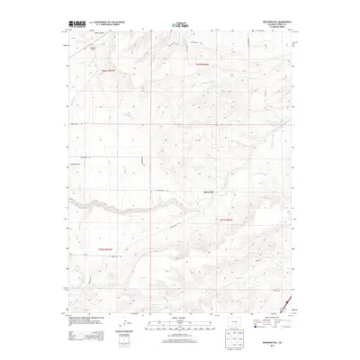 2013 Map of Muldoon Hill, 2013 Print