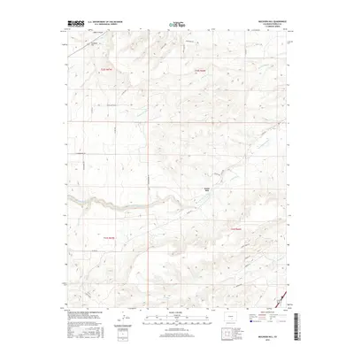 2016 Map of Muldoon Hill, 2016 Print