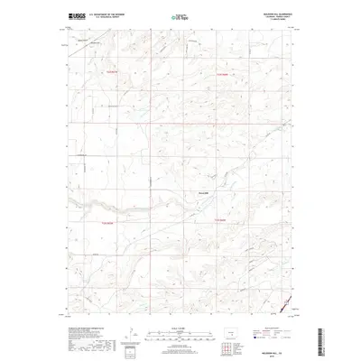 2019 Map of Muldoon Hill, 2019 Print