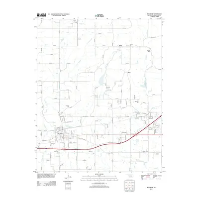 2012 Map of Muldrow, 2012 Print