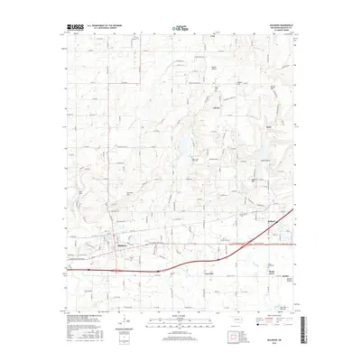 2016 Map of Muldrow, 2016 Print