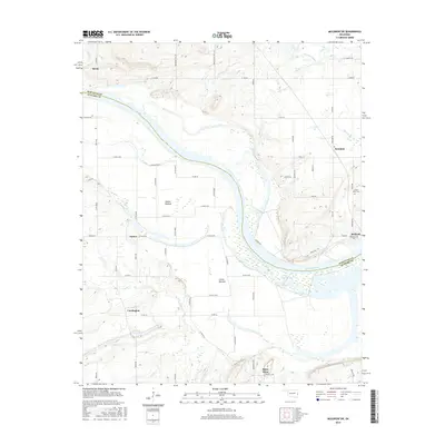 2016 Map of Muldrow SW, 2016 Print