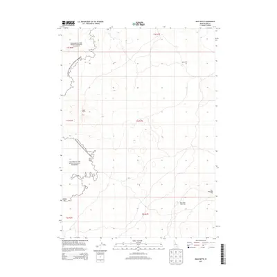 2013 Map of Mule Butte, 2013 Print