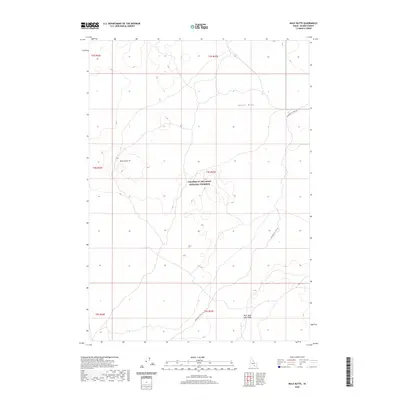 2020 Map of Mule Butte, 2020 Print