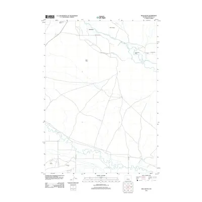 2012 Map of Mule Butte, 2012 Print